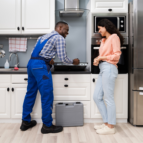 can you provide an estimate for cooktop repair before beginning any work in Stannards